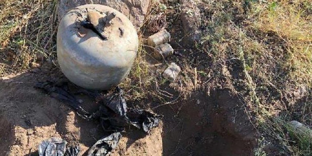 terör örgütü PKK’ya ait 55 kilo EYP imha edildi