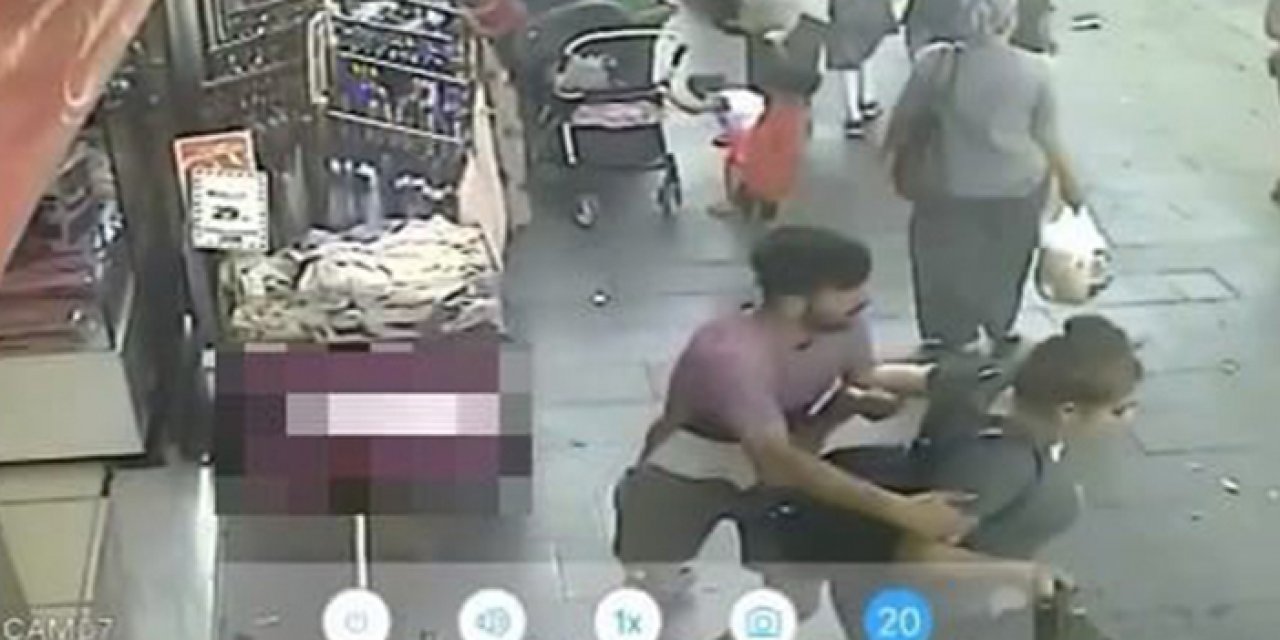 Kadını kendisine siper etti: Bacağından vuruldu