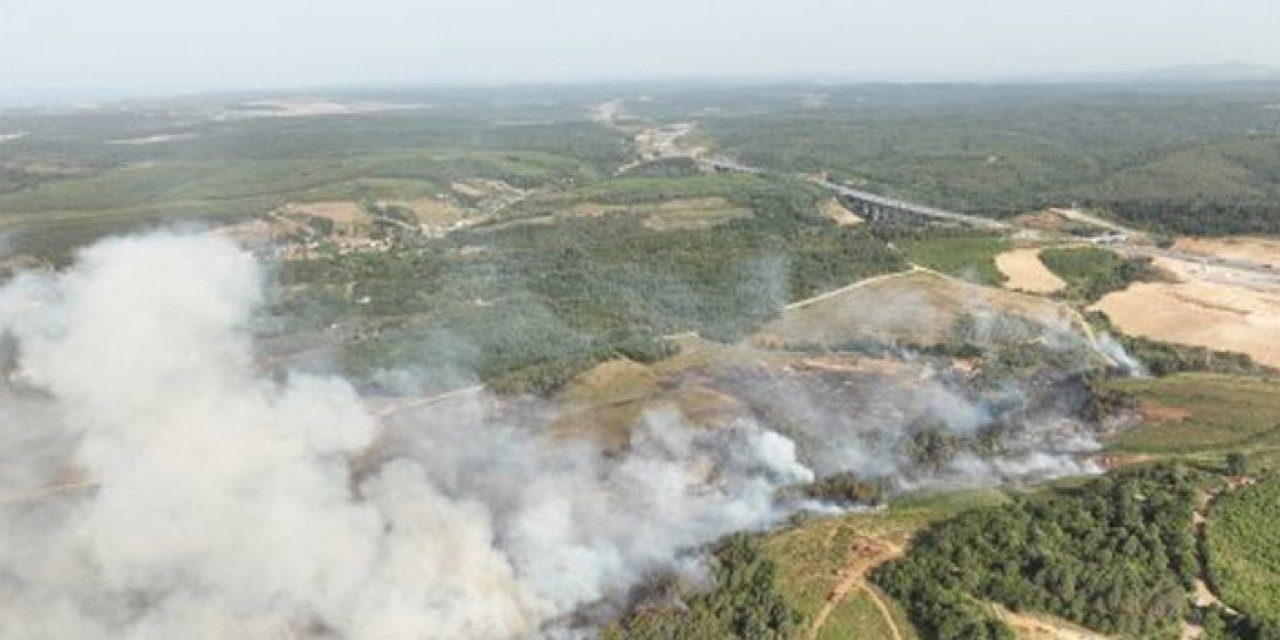 Beykoz'daki yangın kontrol altına alındı: 10 hektar kül oldu