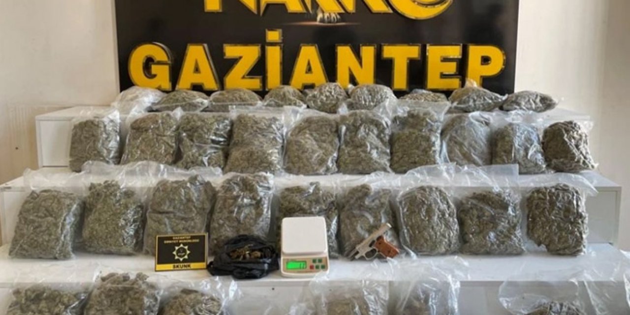 Gaziantep'te uyuşturucu operasyonu: 2 gözaltı