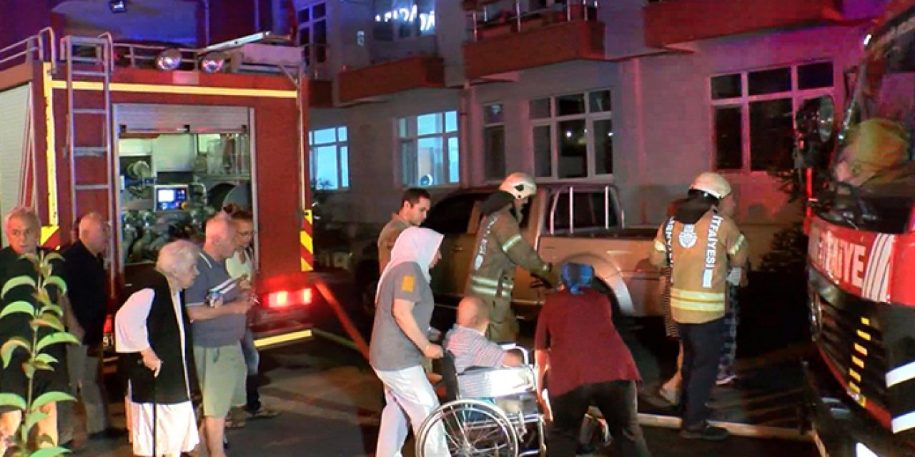 Huzurevinde korkutan yangın