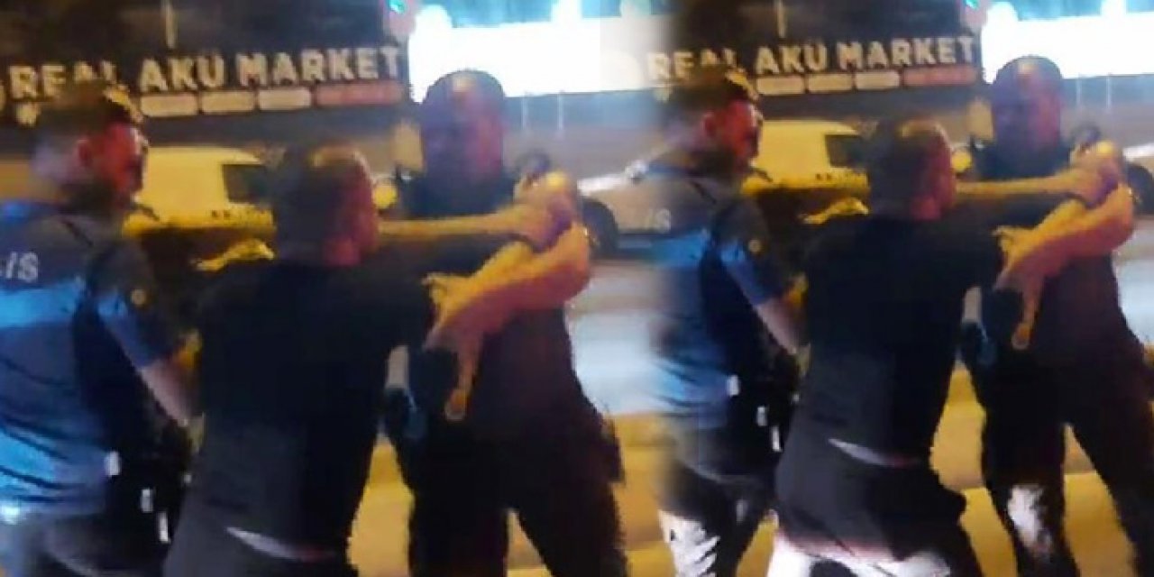 Gece saatlerinde yüksek ses şikayeti: Polislere dirense de kaçamadı