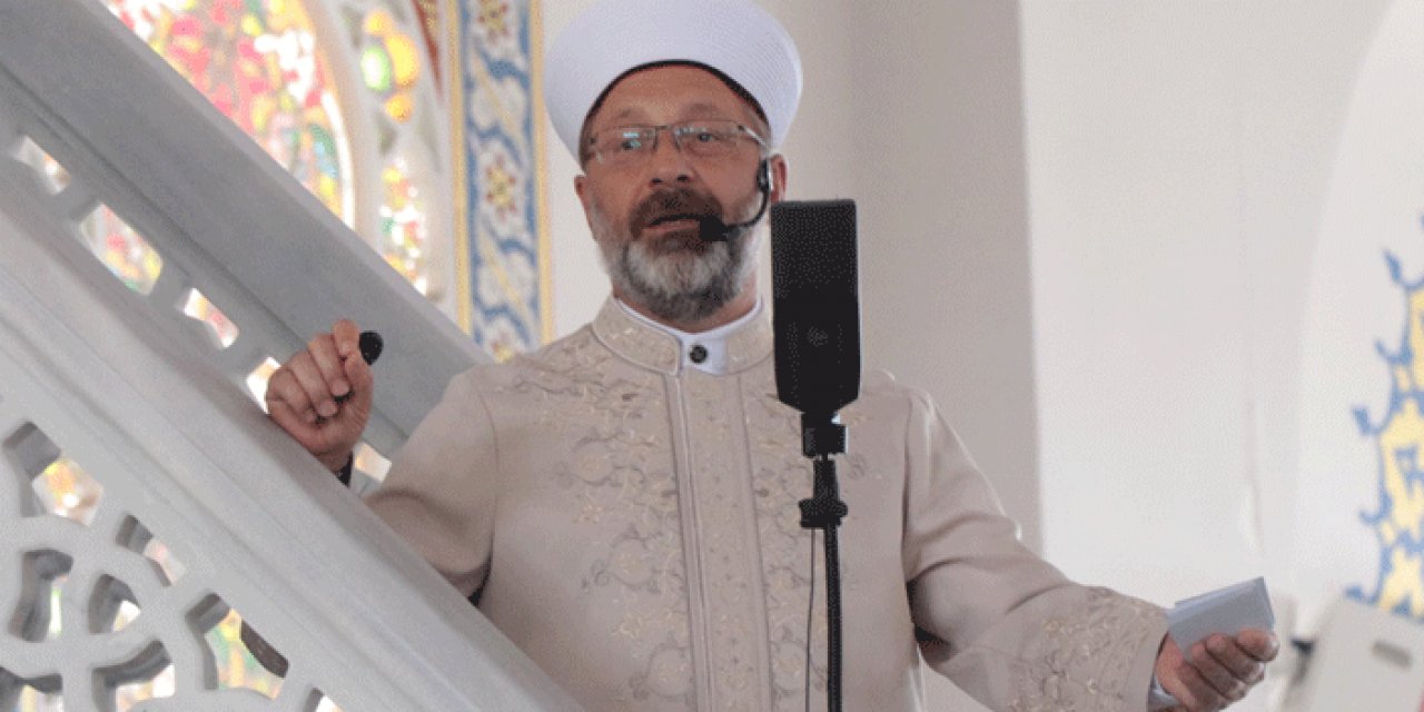 Kayseri'de cuma namazını Ali Erbaş kıldırdı