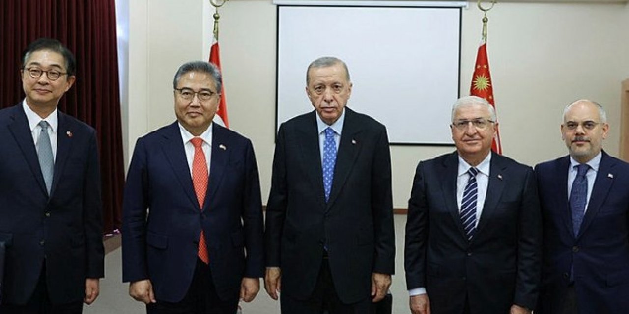 Cumhurbaşkanı Erdoğan Güney Kore Dışişleri Bakanını ağırladı
