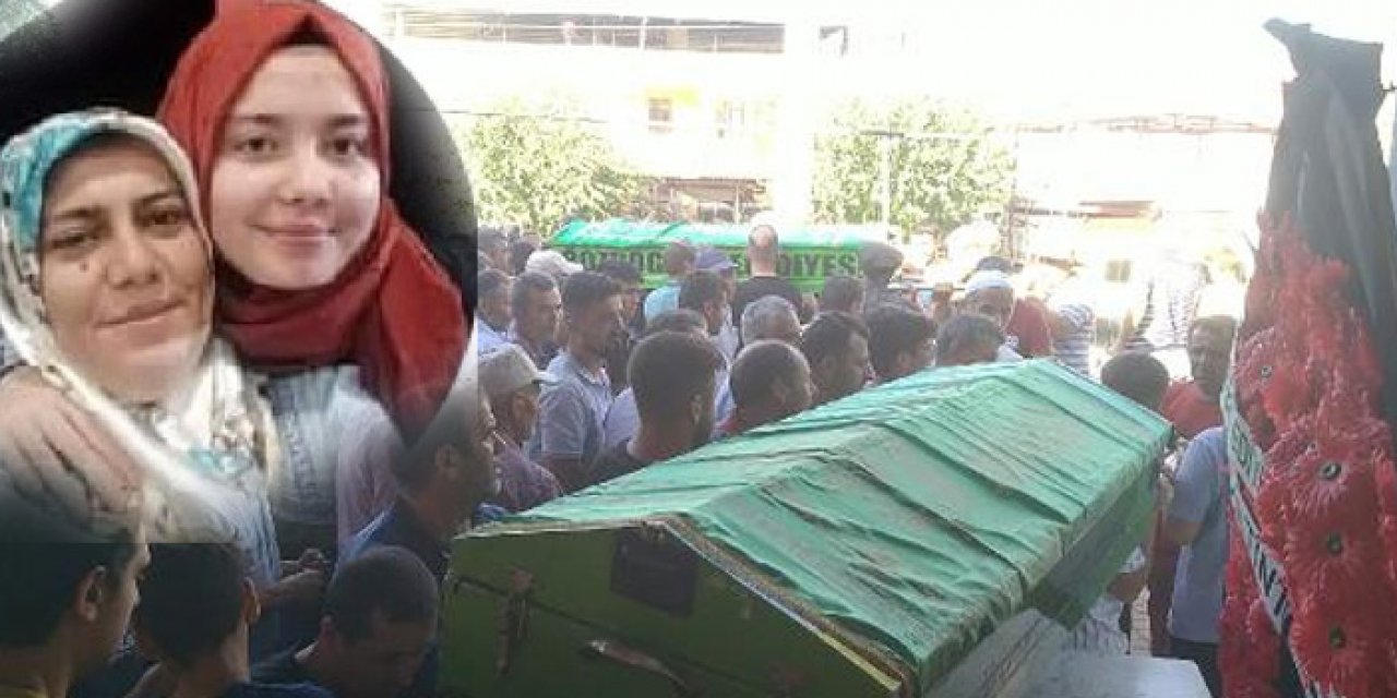 Elektrik akımına kapılarak ölen anne- kız defnedildi