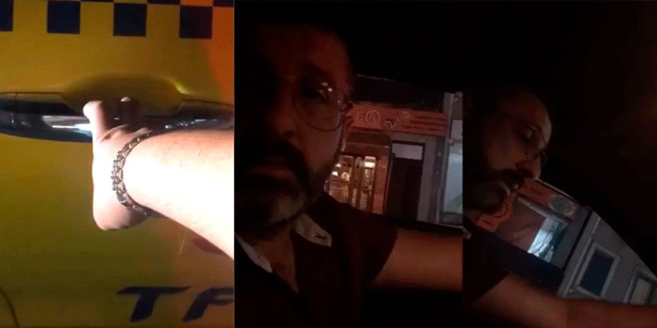 Fazla para isteyen taksicinin saldırısına uğradı