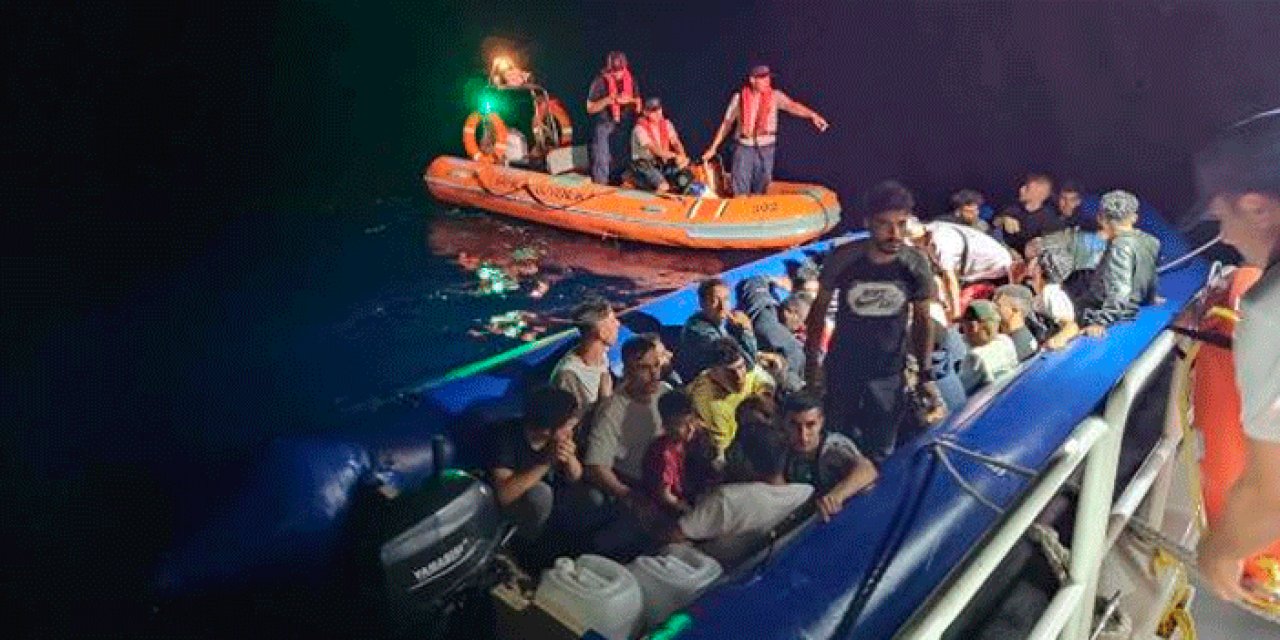 Muğla'da 54 kaçak göçmen yakalandı