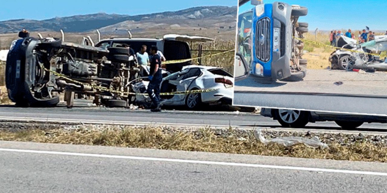 Ankara'da feci kaza: 1 ölü, 8 yaralı