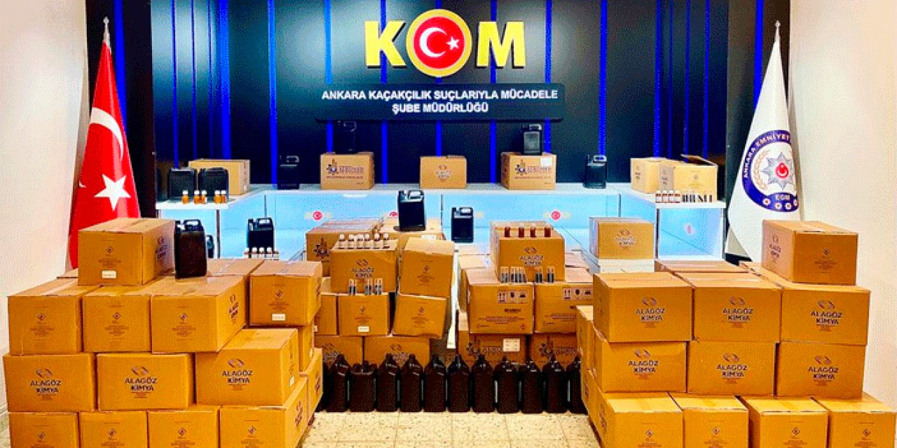 Ankara'da kaçakçılık operasyonu: 5 gözaltı