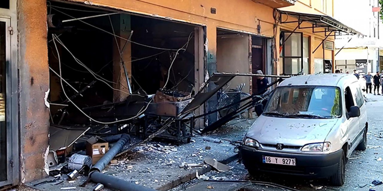 Bursa'da korkunç patlama: 2 yaralı