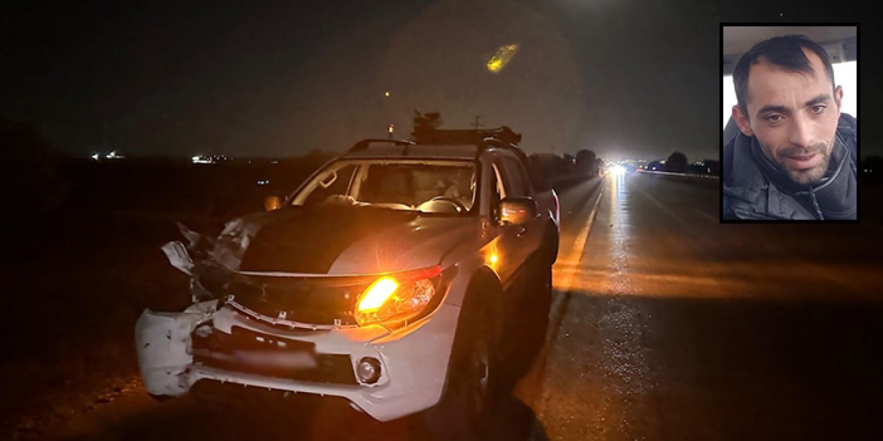 Kamyonetin çarptığı motosikletli yaşamını yitirdi