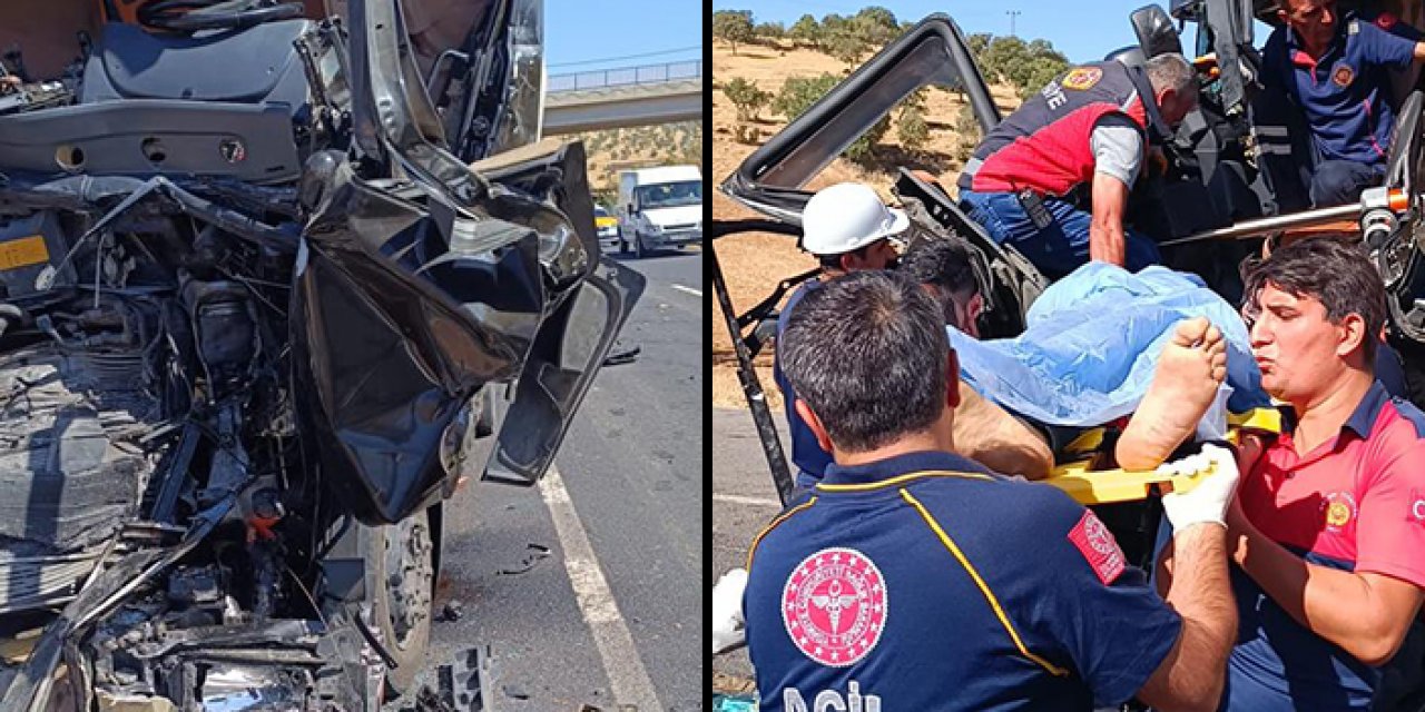 Mardin’de feci kaza: 1 ölü, 2 yaralı