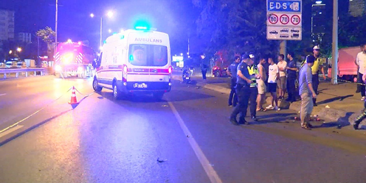 Otomobilin çarptığı motosikletli yaşamını yitirdi