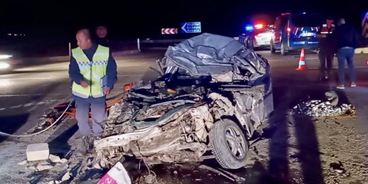 Kırşehir'de korkunç kaza: 2 ölü 3 yaralı