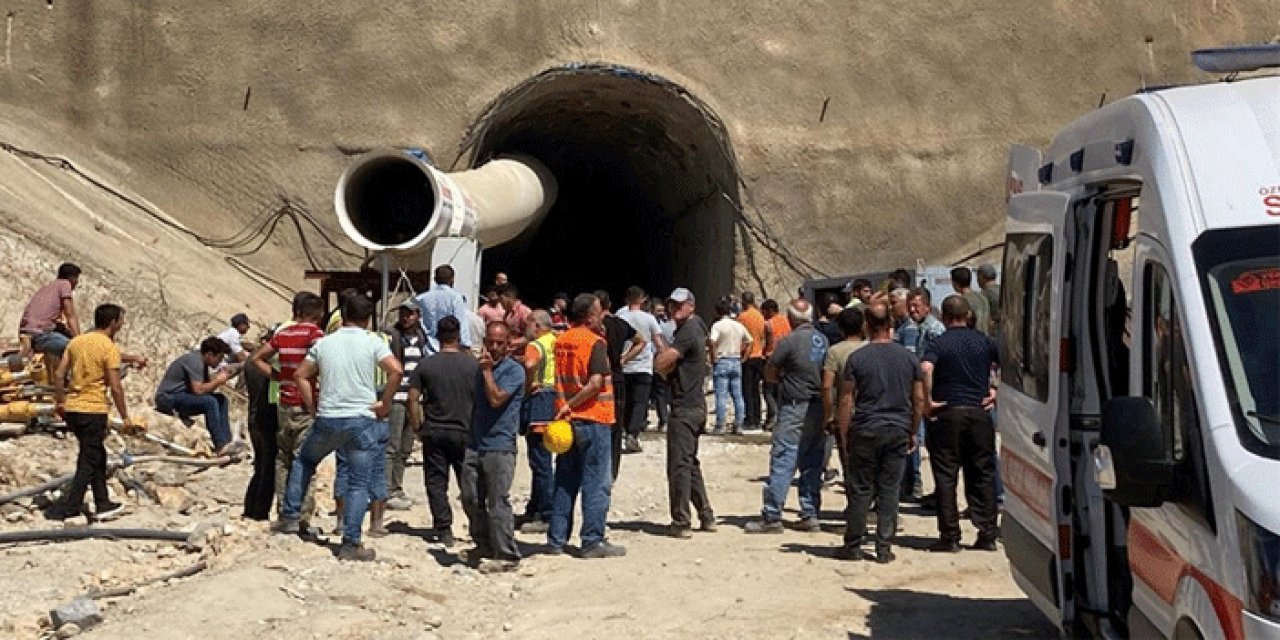 Ankara İzmir hızlı tren inşaatında iki işçi hastanelik oldu