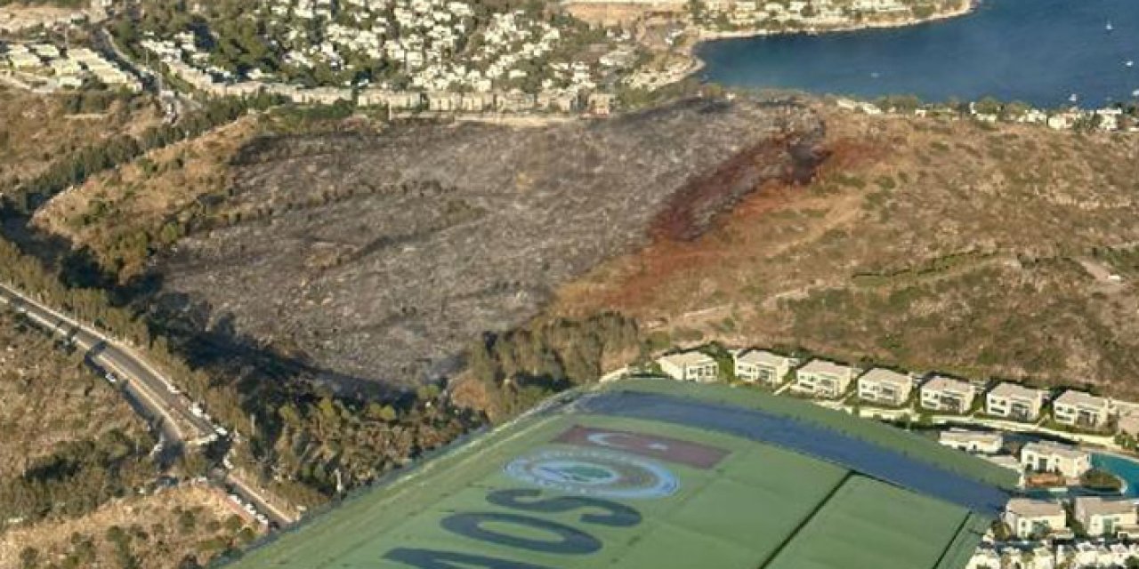Bodrum'da makilik yangını kontrol altında