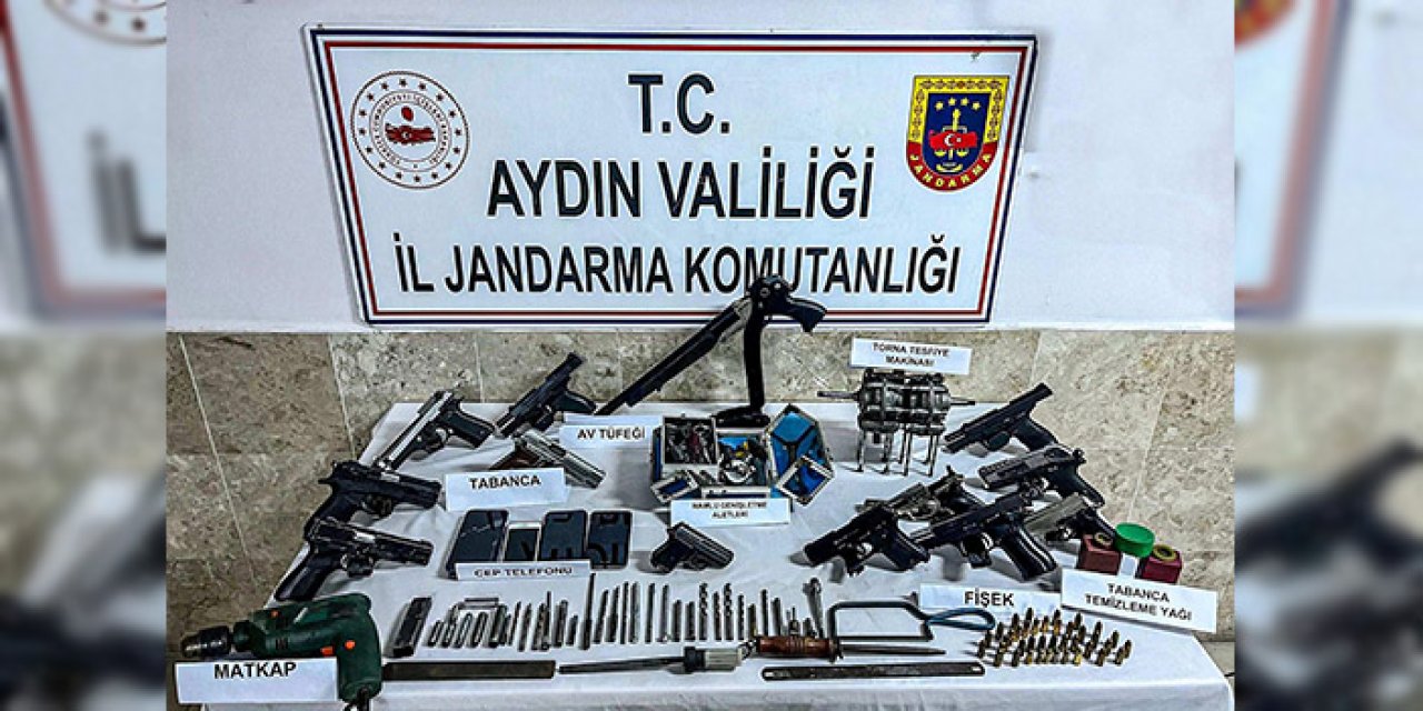 Aydın'da silah kaçakçılarına operasyon: 1 gözaltı