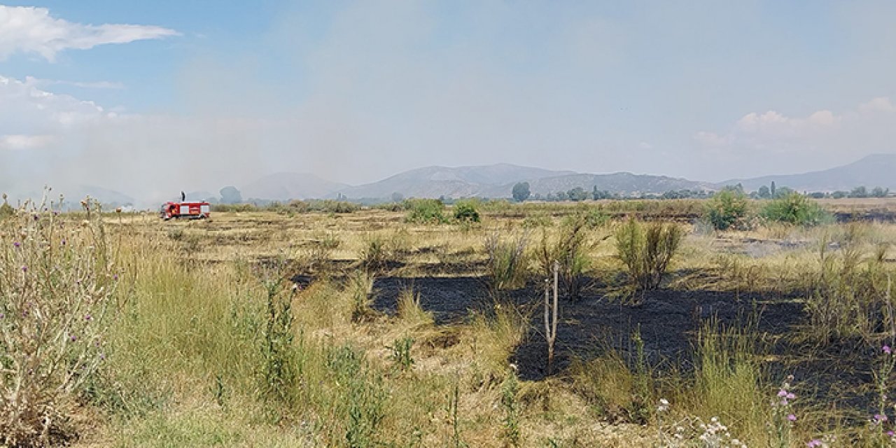 Otluk alanda çıkan yangın kontrol altına alındı