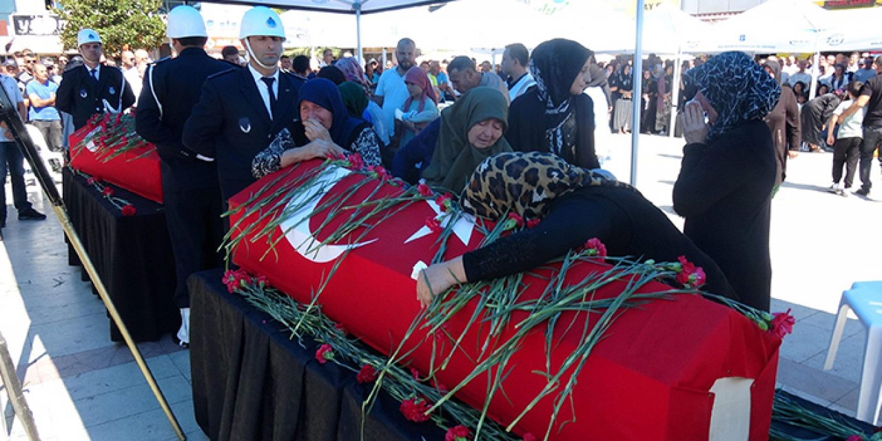 Kuyuda zehirlenen işçiler son yolculuğuna uğurlandı