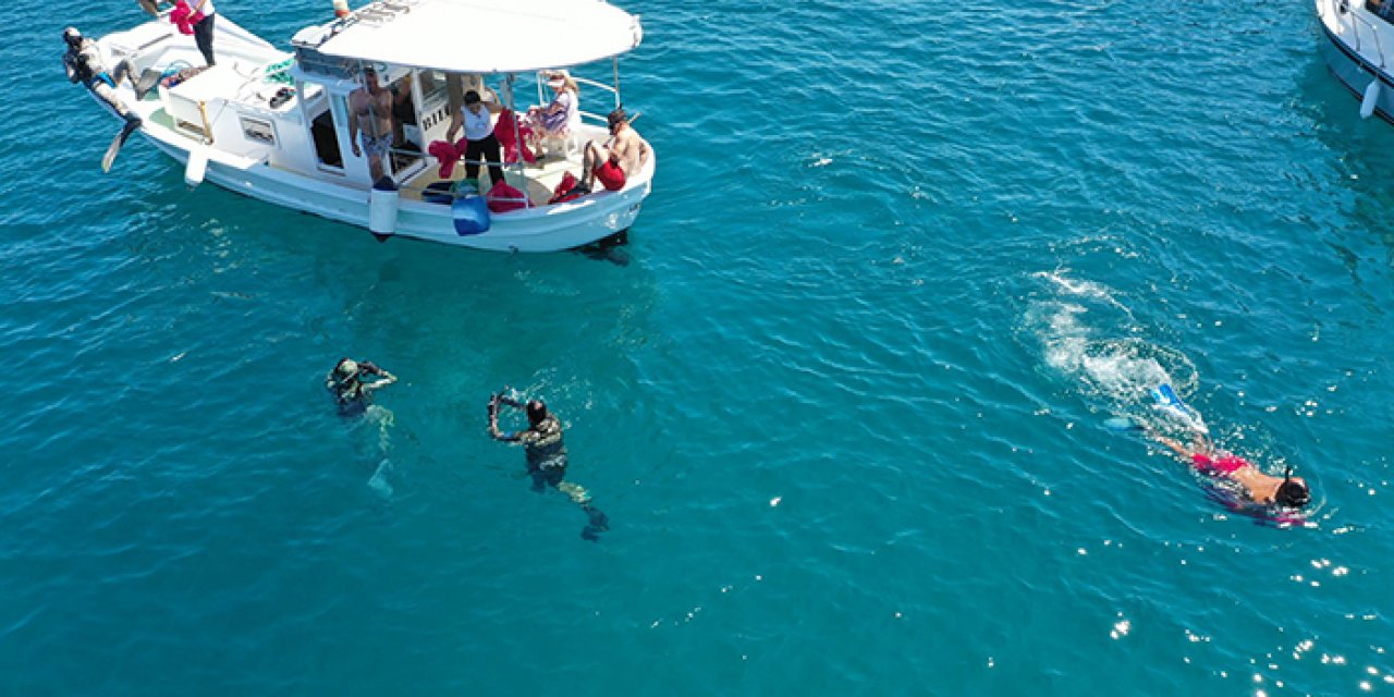 Bodrum’da denizden 500 kilo atık çıktı