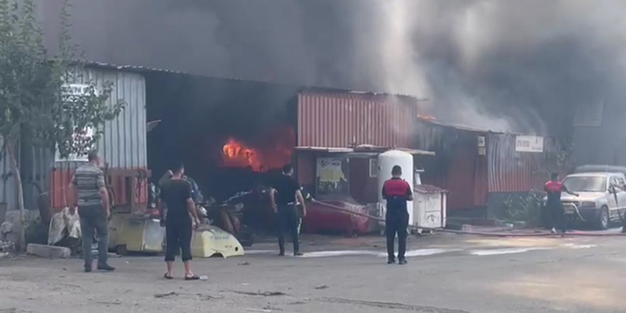 Temizlik yapılan tanker bomba gibi patladı: 2 yaralı