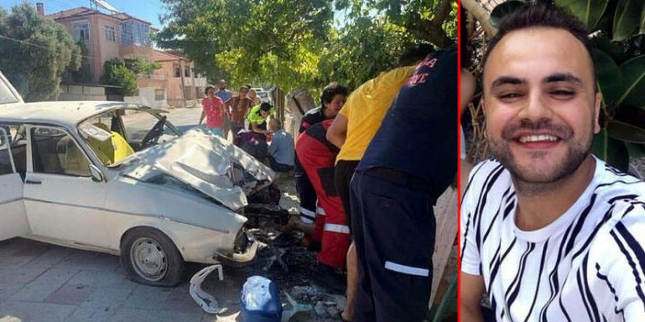 Otomobilin sıkıştırdığı yayanın bacağı koptu