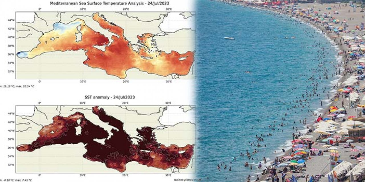 Daha önce böylesi görülmedi: Akdeniz'de deniz yüzeyi sıcaklık rekoru kırıldı