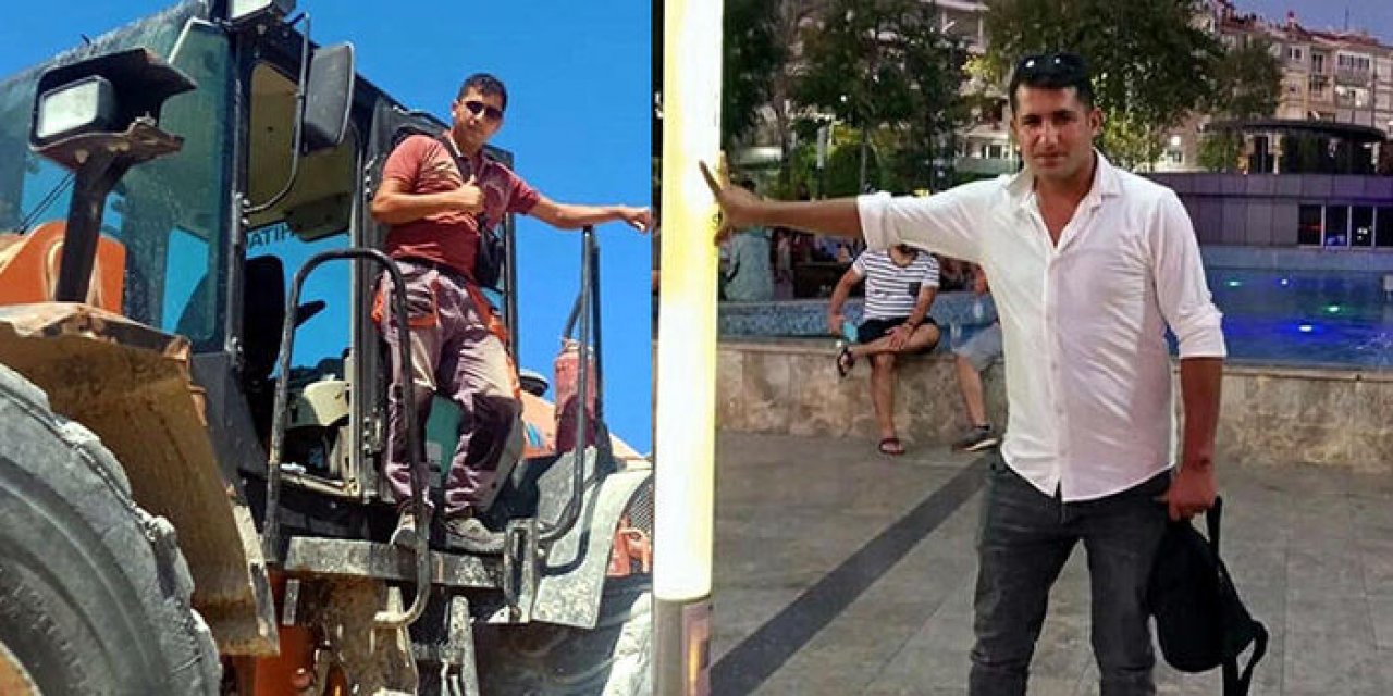 Kullandığı kepçede ölmüş