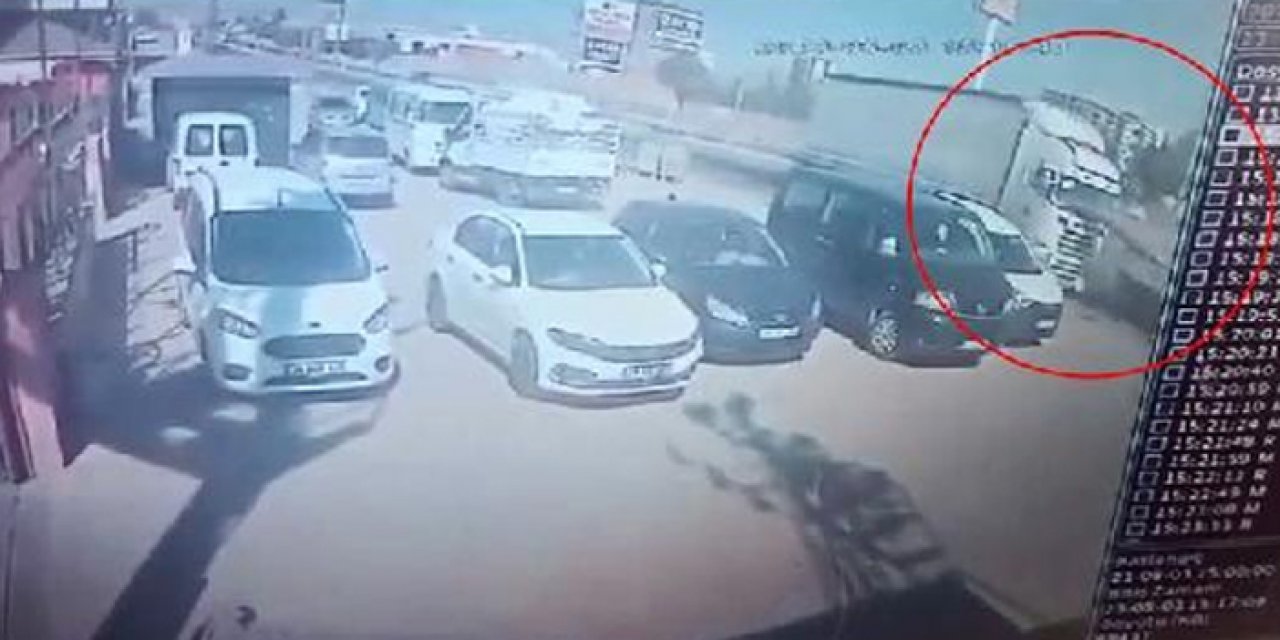 1 kişinin öldüğü kazanın kamera görüntüsü ortaya çıktı