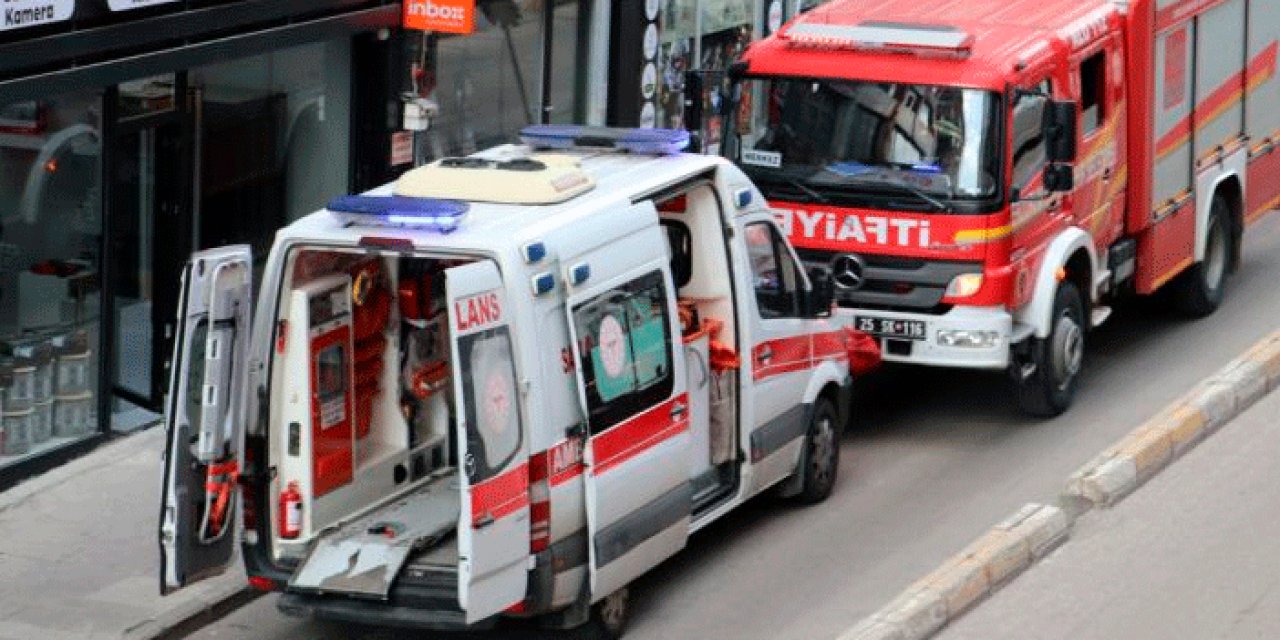 Asansör düştü, 2 kişi yaralandı