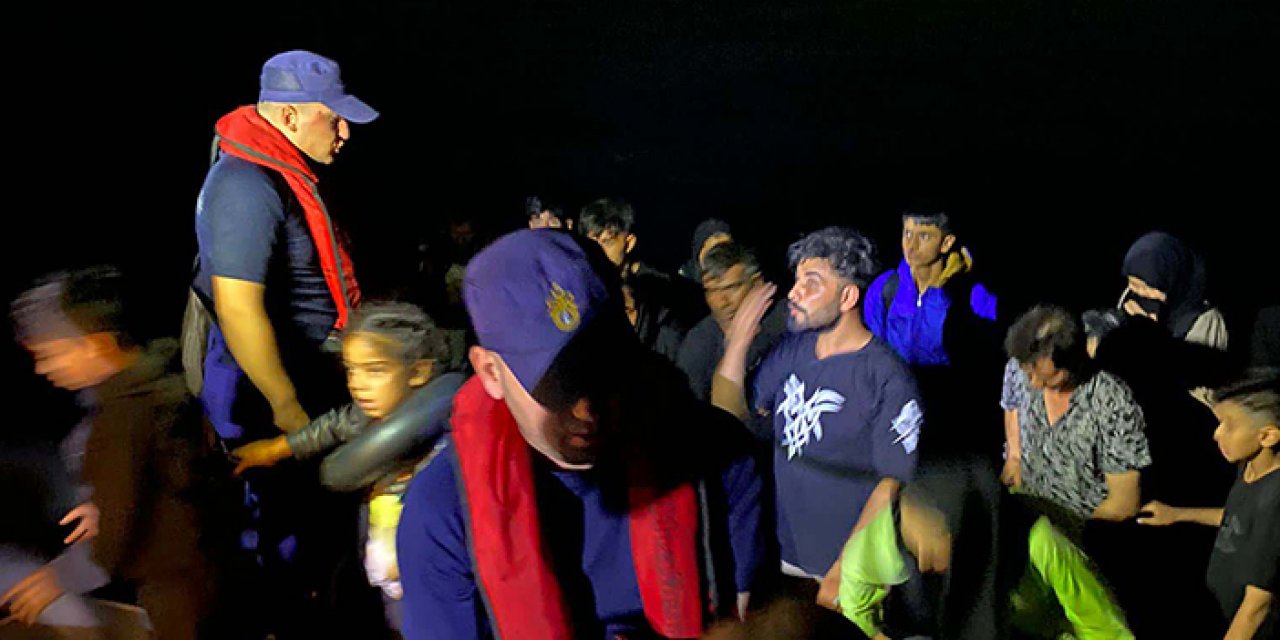 İzmir'de 184 kaçak göçmen yakalandı