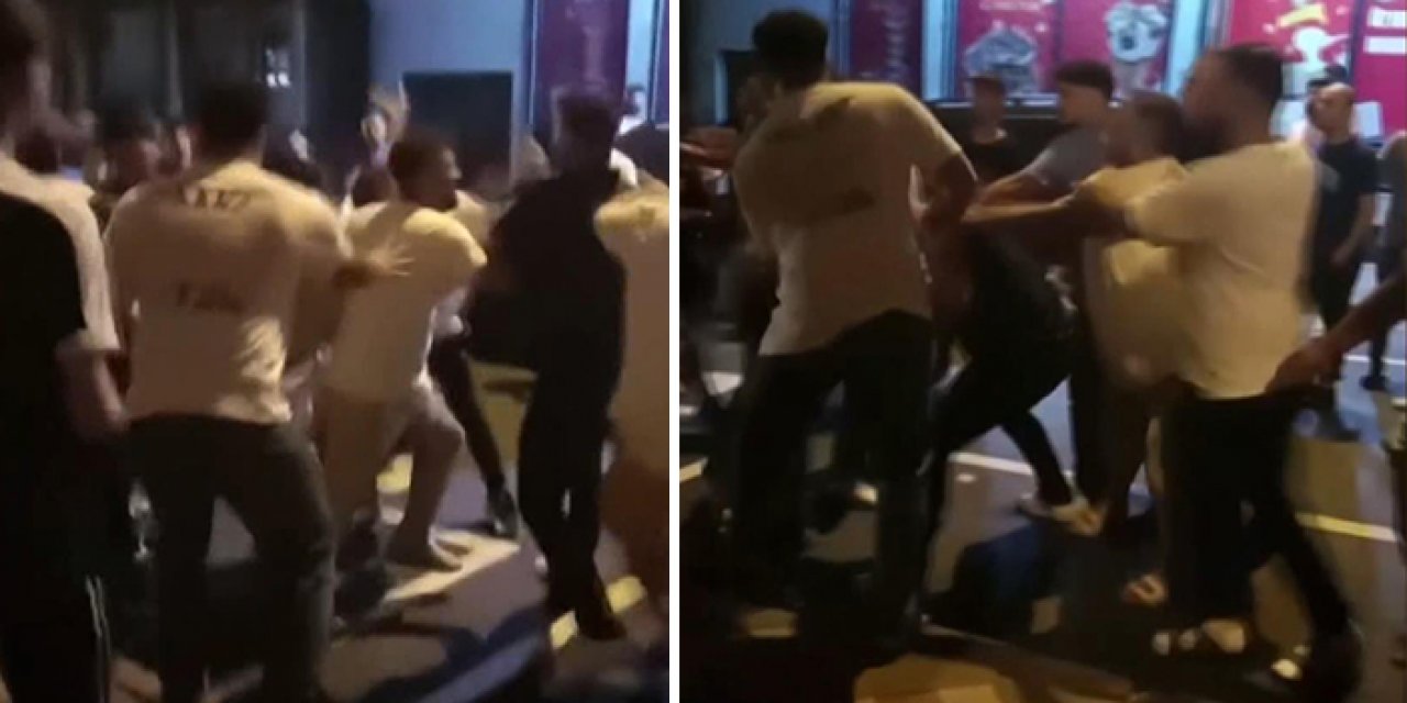 Asker eğlencesinde bıçaklı tekmeli kavga