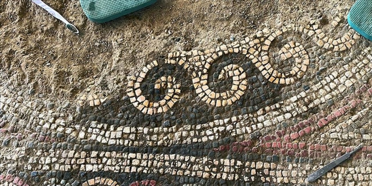 1800 yıllık mozaikler gün yüzüne çıkarılıyor