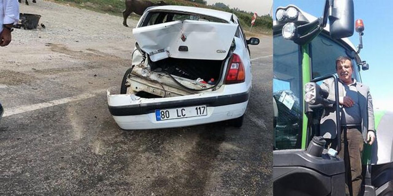 Otomobil TIR'a çarptı: 1 ölü 1 yaralı