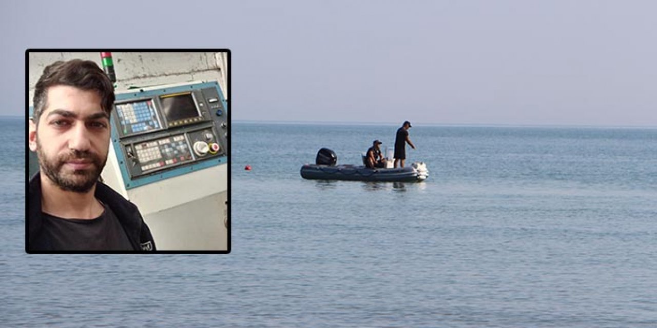 Yasaklı alanda denize giren adam kayboldu!