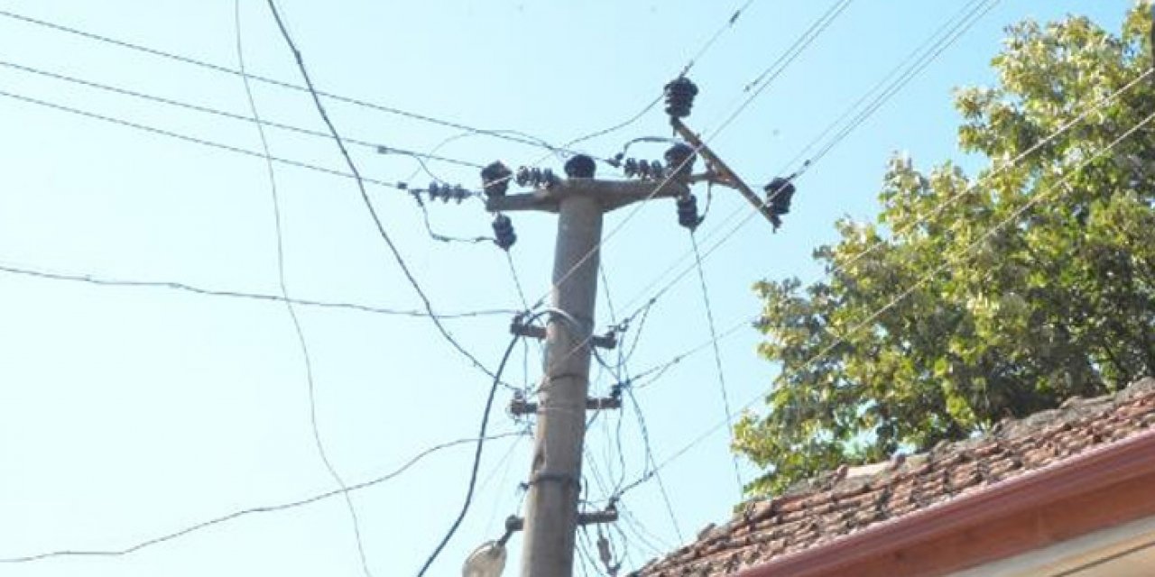 Zonguldak'da sıcaktan elektrik kabloları patladı