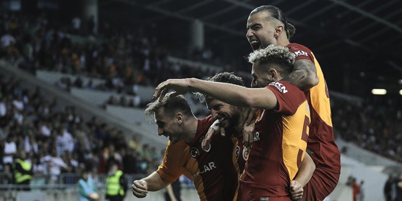 Galatasaray Slovenya'dan galibiyetle döndü