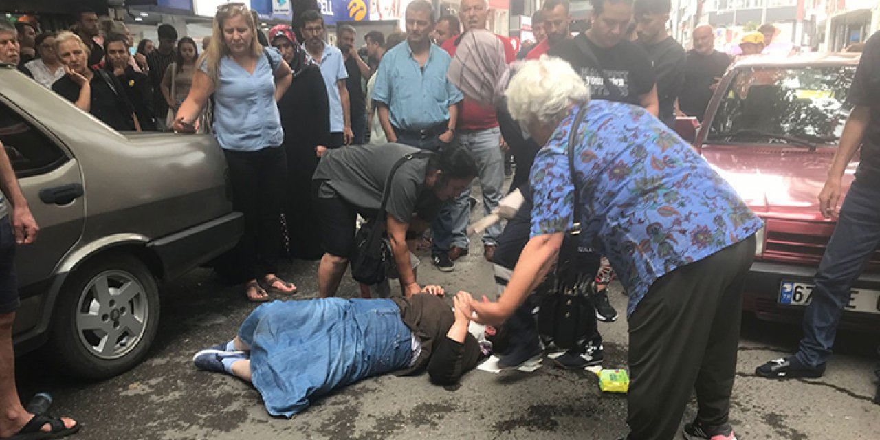 Karşıdan karşıya geçerken otomobil çarptı: 1 yaralı