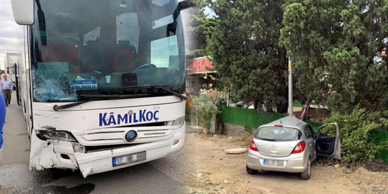 Tekirdağ’da trafik kazası: 1'i çocuk 2 yaralı