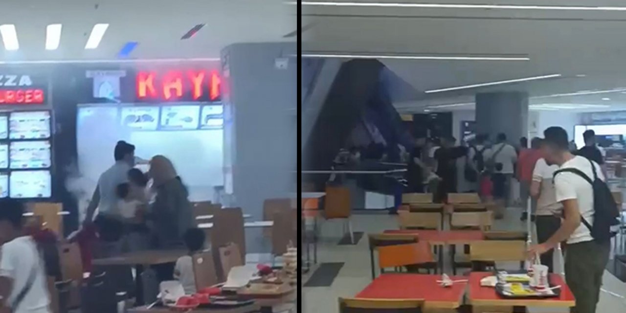 AVM'de yangın paniği: Vatandaşlar tahliye edildi