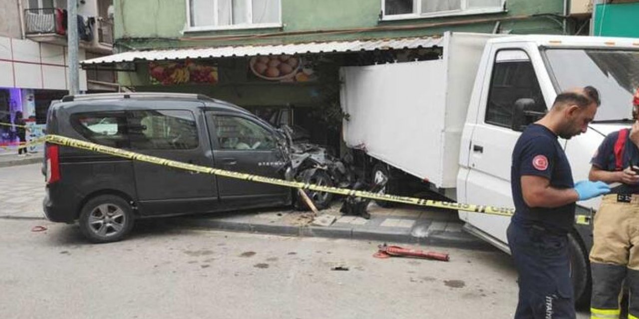 Kamyonetle duvar arasında sıkışan yaya öldü