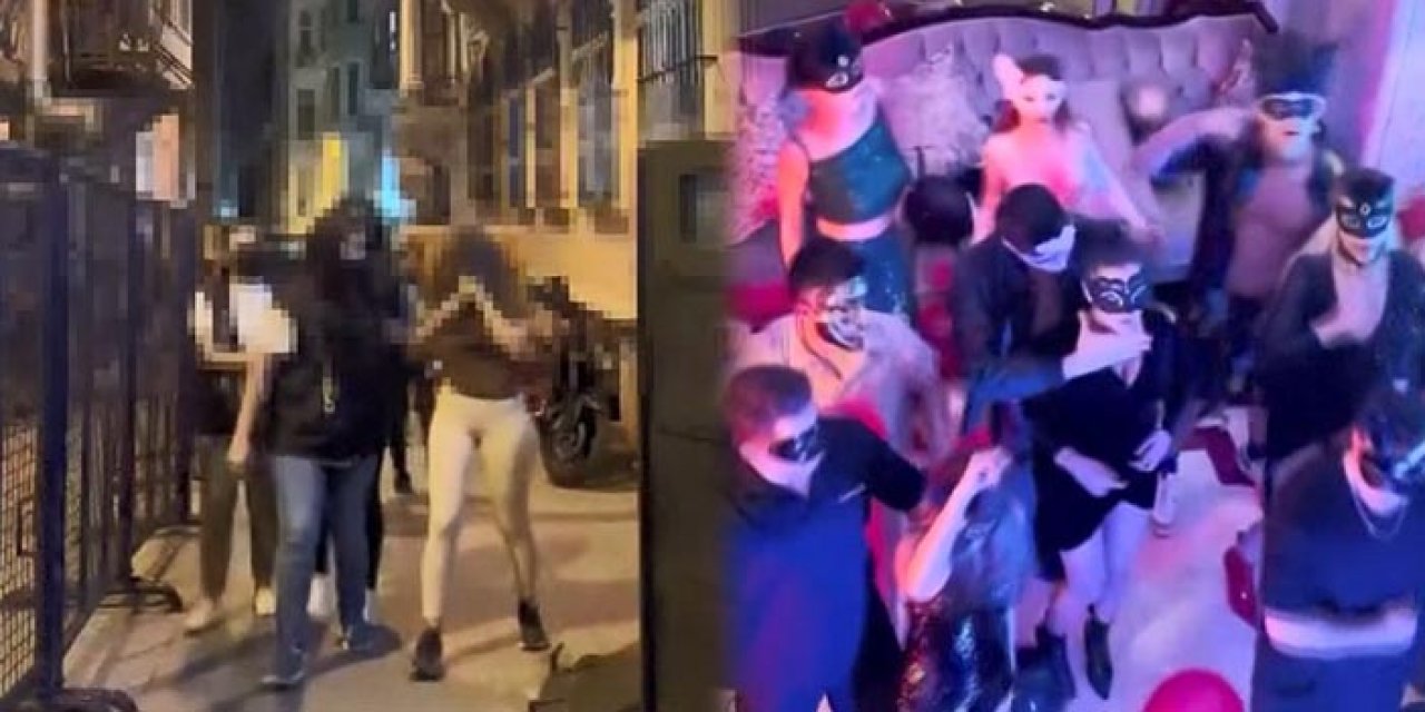 O gruba villada baskın: Taksim'de dolar atıp video çekmişlerdi