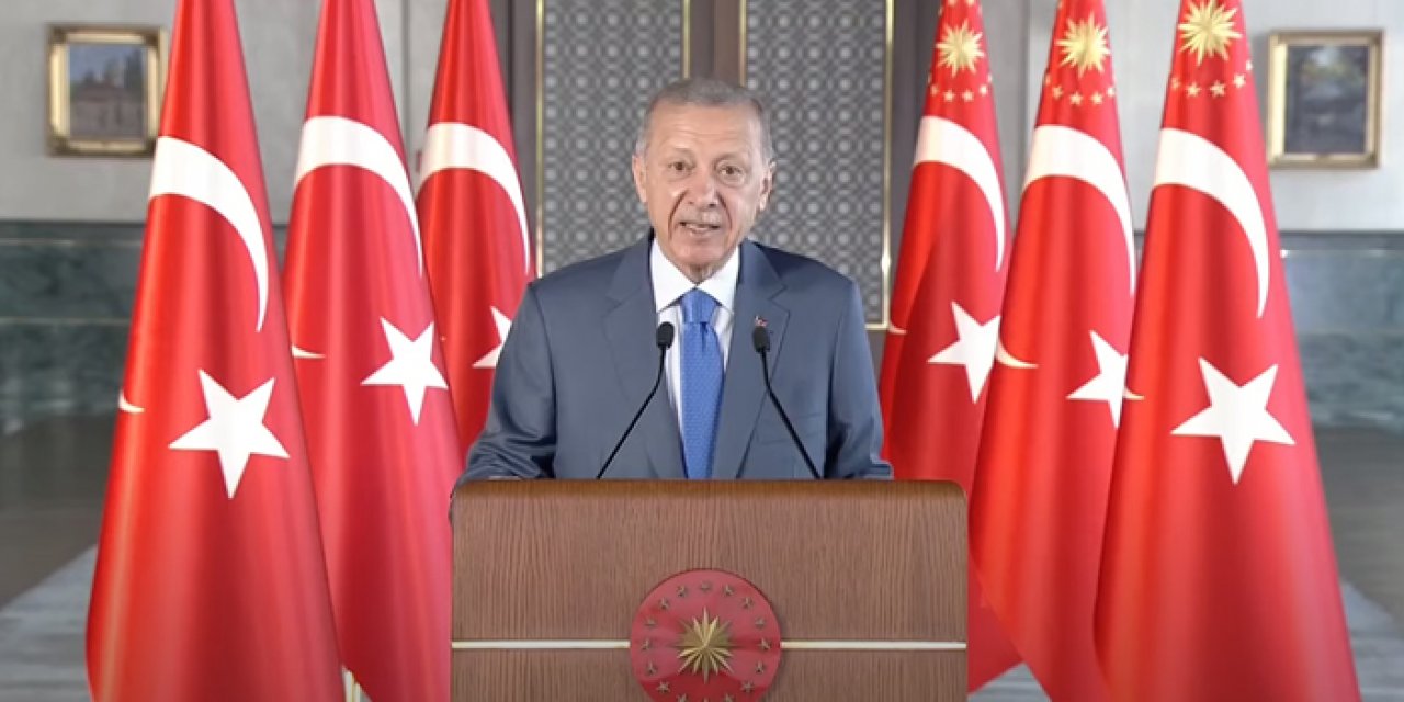 Cumhurbaşkanı Erdoğan Temel Atma Töreni'ne katıldı