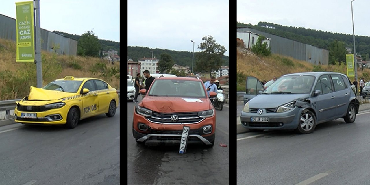 16 araç zincirleme kazaya karıştı: 5 yaralı