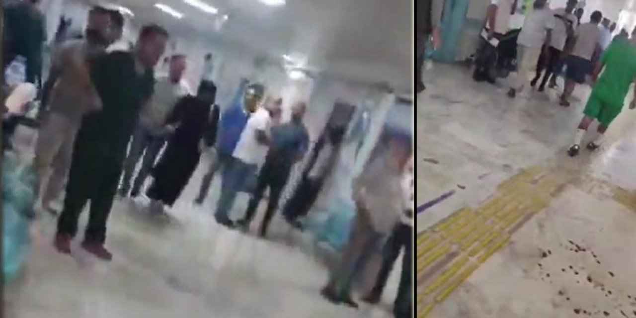 Hastanede husumetli 2 grup kavga etti: 3 kişi yaralandı