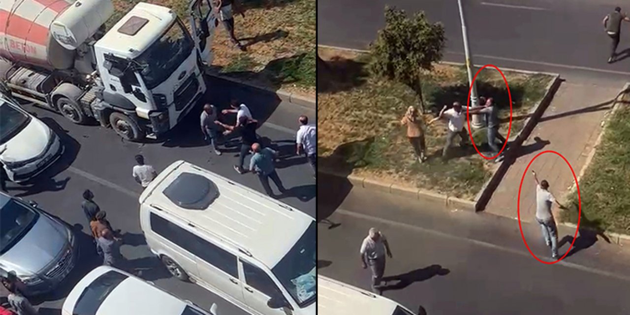 Araç kazası sonrası kavga ettiği kişiyi bacağından vurdu