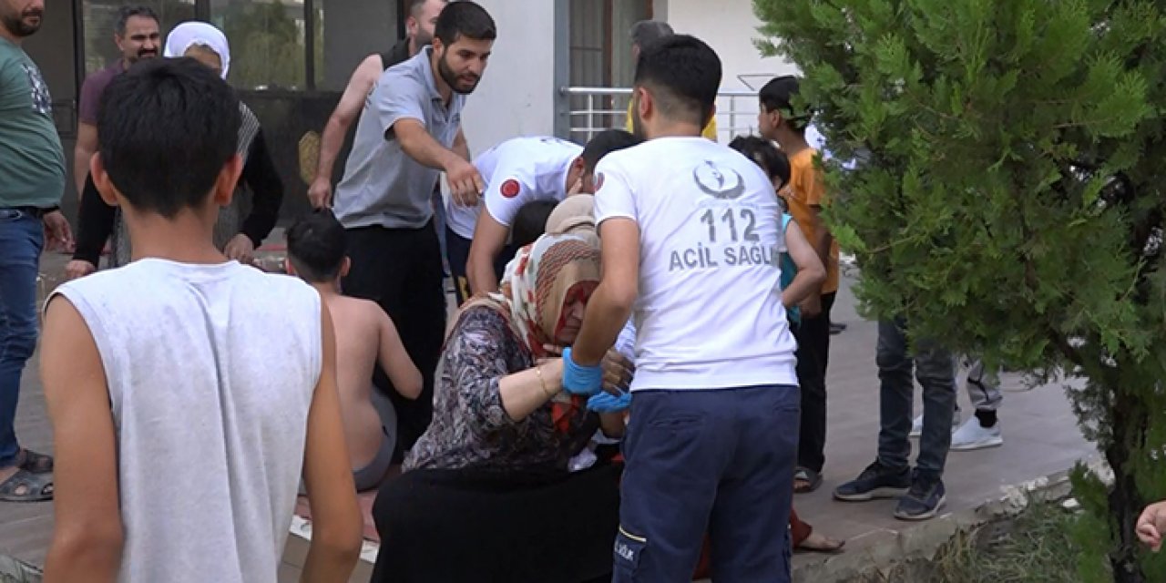 Çıkan yangının dumanından 10 kişi etkilendi