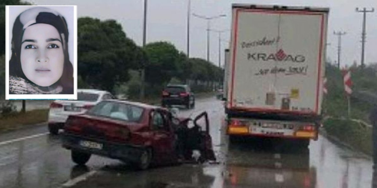 Samsun'da feci kaza: Anne öldü baba ve kızı yaralandı
