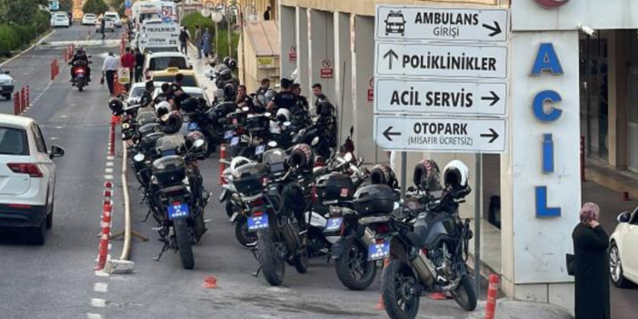 Motosikletli yunus polislerine kamyona çarptı: 2 yaralı