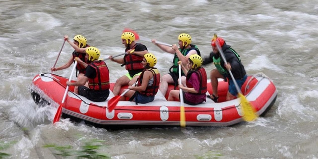 Melen Çayı rafting heyecanı